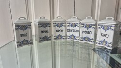 Victoria porcelán fűszertartó készlet szecessziós