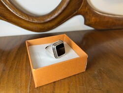 NAGYMÉRETŰ, EZÜST FÉRFI PECSÉTGYŰRŰ