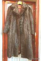 Új hosszú nutria bunda . 44-es.