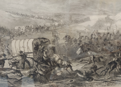 The Indian war - Indiàn hàború 1868/festmény