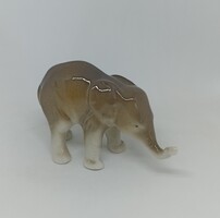 Royal Dux porcelán elefánt!