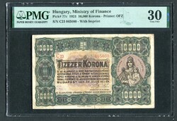 1923 10000 Korona - PMG tokozás