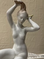 Aquincum porcelán női akt.