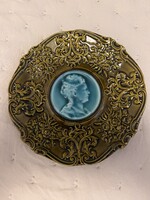 Egy századfordulós mestermű – Eredeti Villeroy & Boch (Schramberg) Jugendstil majolika dísztányér