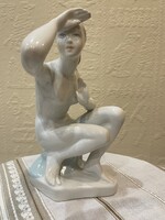 Aquincum porcelán női akt.