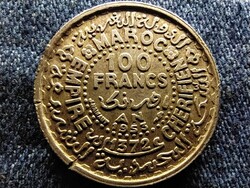 Marokkó V. Mohammed .720 Ezüst 100 Frank 1953