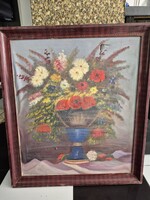 Virágcsendélet olajfestmény