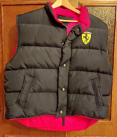 Eredeti UNISEX   FERRARI  fekete - piros toll mellény  / XL méretű