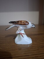 Aquincum porcelán madár, sólyom, sas. Hibátlan. Jelzett