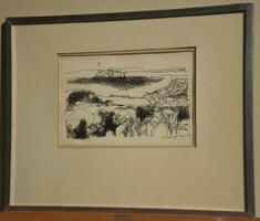 (N) Harangozó Ferenc (1952-) : Vízpart