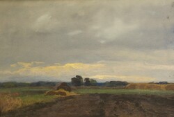 (N) Maróti Major Jenő (1871-1945) : Alkony / Őszi borulás