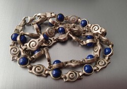 Ezüst nyakék/ lapis