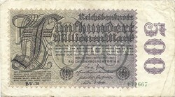 500 millió ötszázmillió márka 1923.09.01. Privát kiadás Vj. Ringe Németország . 3.