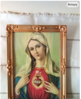 Szűz Mária fali kép, vallásos nyomat