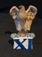 Royal Doux cseh porcelán sas madár, jelzett