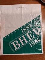 Gyűjteménybe ! Retro BHÉV 100 éves ( 1887-1987 )  nem használt  reklám szatyor