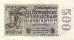 500 millió ötszázmillió márka 1923.09.01. Birodalmi kiadás Vj. Distein Németország 3.