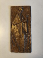 Erwin Huber bronz plakett