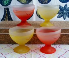 Carte D'or vastagfalú üveg desszertes kehely