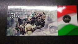 2006 /1956 50 Forint elsőnapi veret bliszter + 500 Forint UNC bankjegy,