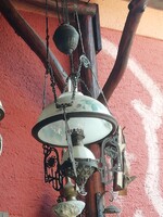 Lüszter lámpa virágos búra nagyon sok akció és aukció ami folyamatos