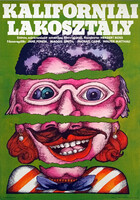 Kaliforniai lakosztály filmplakát,moziplakát, Jane Fonda, Michael Caine, Maggie Smith, Walter Matthau, 1980, A2-es méret