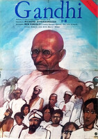 Gandhi I-II filmplakát,moziplakát, Ben Kingsley, Candice Bergen, Martin Sheen, 1982, A1-es méret, Du