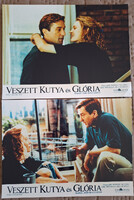 Veszett Kutya és Glória, 2 db vitrinkép, filmfotó egyben, 1993