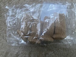 4 db széklábzokni, kötött, bézs