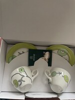 Zsolnay Rippl Rónai 2 személyes teaskészlet