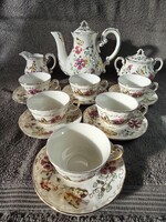 Zsolnay pillangó mintás kávés készlet #3