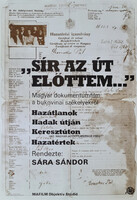 Sír az út előttem, eredeti filmplakát,moziplakát