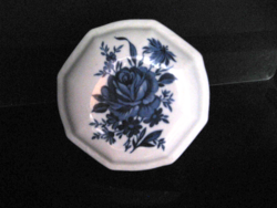 Retro kék rózsás Zsolnay bonbonier