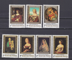 Raffaello olasz festő születésének 500. évfordulójára kiadott bélyeg sor