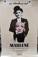 Marlene Dietrich (Maximilian Schell) USA kiadású filmplakát,moziplakát