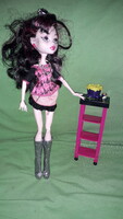 Eredeti MATTEL - MONSTER HIGH BARBIE baba szoba bútor rémes zsúrkocsi 15x4cm a képek szerint