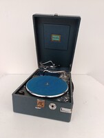 Antik gramofon zene zenegép hordozható lejátszó 710 6113