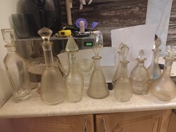 Crystal Carafes and Glasses Set