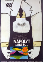 Nápolyt látni és… filmplakát,moziplakát, Bujtor István, Halász Judit