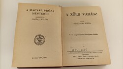 A nemzeti Ujság Aranykönyvtára Báró Jósika Miklós A zöld vadász könyv
