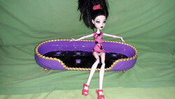 Eredeti MATTEL - MONSTER HIGH BARBIE baba szoba bútor rémes babaszoba ágy 30x12 cm a képek szerint