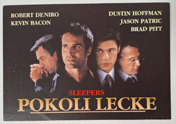 Pokoli Lecke, Robert De Niro, Brad Pitt, Kavin Bacon, Dustin Hoffman, reklám képeslap 1996