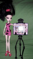 Eredeti MATTEL - MONSTER HIGH BARBIE baba szoba bútor rémes festő állvány + kép 26cm a képek szerint