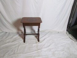 Antik Bieder kisasztal (restaurált)