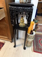 Kínai keleti faragás szobor tartó posztamens