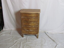 Antik Bieder 5 fiókos komód(felújított)