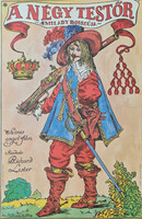 A négy testőr, a milady bosszúja, eredeti filmplakát,moziplakát