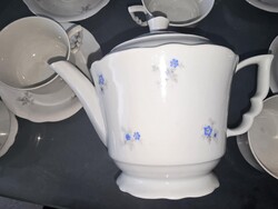 Zsolnay búzavirágos teáskészlet