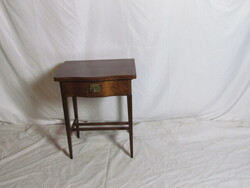 Antik Bieder kisasztal szétnyitható (restaurált)
