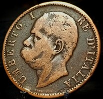 Olaszország 10 Centesimi, 1894 Verdejel: "BI" - Birmingham D16A5V